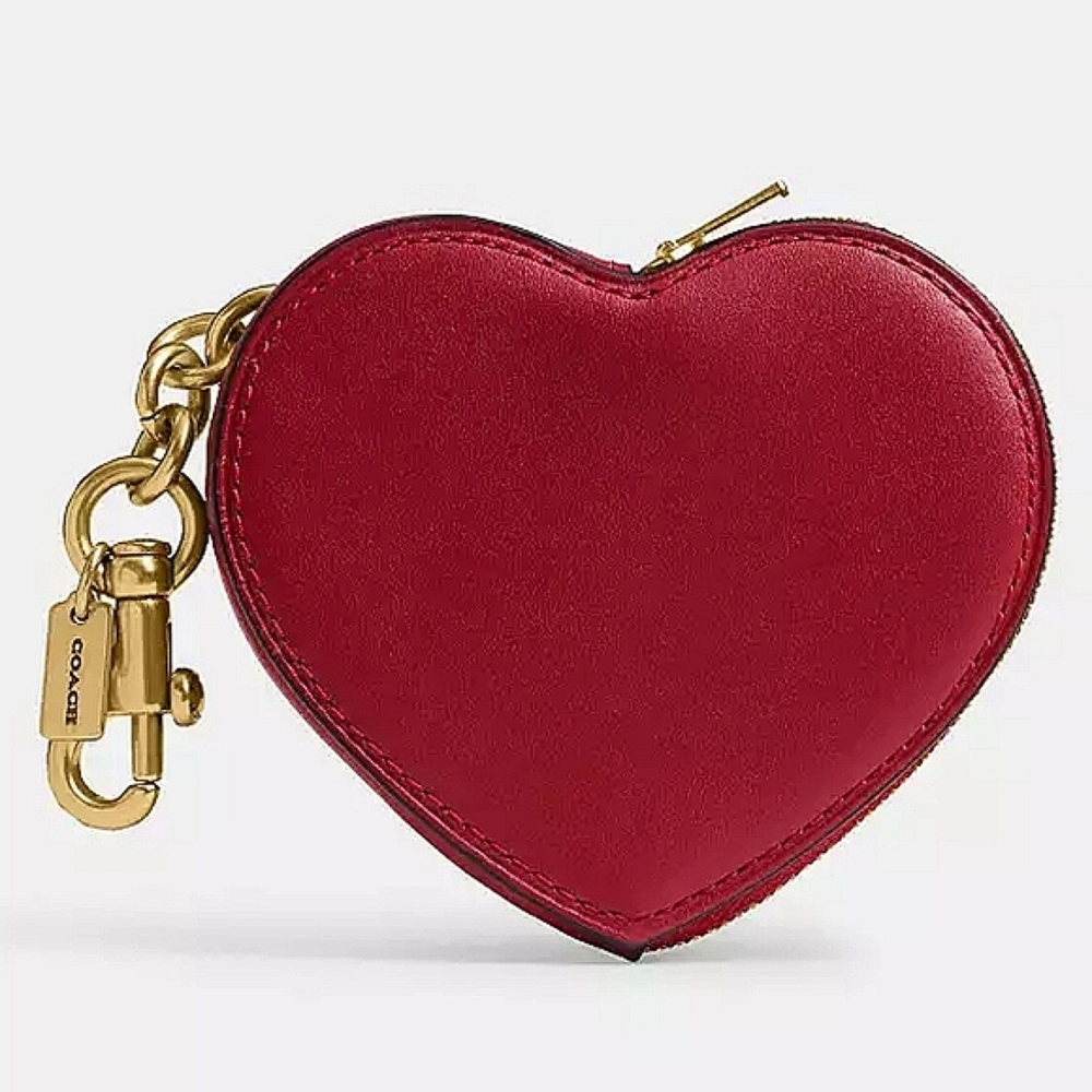 ❤️ COACH Heart Coin Purse Limited Edition NWT - Picture 3 of 13